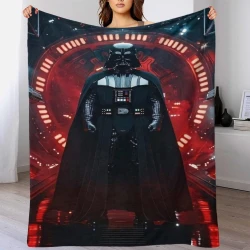 Darth Vader Star Wars Manta de Forro Polar Impresa en 3D Suave y Acogedora para Sofá Cama Oficina  