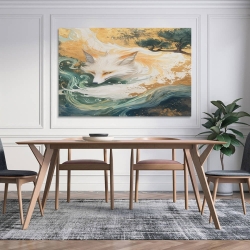 Fuchs Unrahmtes Leinwandbild, Wandkunst-Poster-Drucke für Zuhause, Schlafzimmer, Büro Dekoration