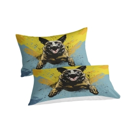 Berger allemand Housse de Couette Imprimée 3D Douce 3 Pièces Literie Garçons Filles