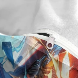 Avengers Iron Man Funda Nórdica Impresa en 3D Suave 3 Piezas Ropa de Cama para Niños Niñas