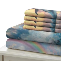 Dauphin Housse de Couette Imprimée 3D Douce 3 Pièces Literie Garçons Filles