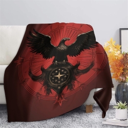 Aigle Plaid en Polaire Imprimé 3D Couverture Douce Confortable pour Canapé Lit Bureau