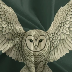 Hibou Housse de Couette Imprimée 3D Douce 3 Pièces Literie Garçons Filles