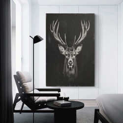Renne Peinture sur toile sans cadre, impressions posters art mural pour déco maison chambre bureau