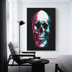 Schädel Unrahmtes Leinwandbild, Wandkunst-Poster-Drucke für Zuhause, Schlafzimmer, Büro Dekoration