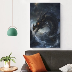 Dragon Peinture sur toile sans cadre, impressions posters art mural pour déco maison chambre bureau