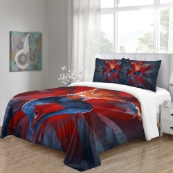Avengers Spider Man Housse de Couette Imprimée 3D Douce 3 Pièces Literie Garçons Filles