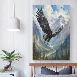 Aigle Peinture sur toile sans cadre, impressions posters art mural pour déco maison chambre bureau
