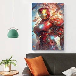 Avengers Iron Man Peinture sur toile sans cadre, impressions posters art mural pour déco maison chambre bureau