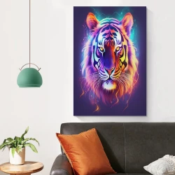 Tigre Peinture sur toile sans cadre, impressions posters art mural pour déco maison chambre bureau