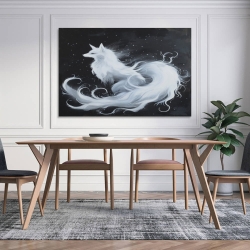Renard Peinture sur toile sans cadre, impressions posters art mural pour déco maison chambre bureau