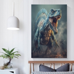 Dinosaure Peinture sur toile sans cadre, impressions posters art mural pour déco maison chambre bureau