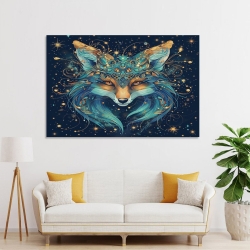 Renard Peinture sur toile sans cadre, impressions posters art mural pour déco maison chambre bureau