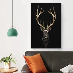 Renne Peinture sur toile sans cadre, impressions posters art mural pour déco maison chambre bureau