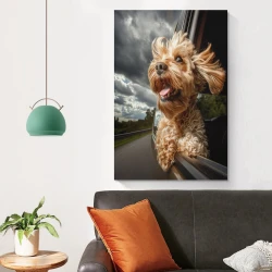 Shih Tzu Peinture sur toile sans cadre, impressions posters art mural pour déco maison chambre bureau