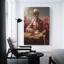 Crâne Peinture sur toile sans cadre, impressions posters art mural pour déco maison chambre bureau