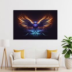 Phénix Peinture sur toile sans cadre, impressions posters art mural pour déco maison chambre bureau