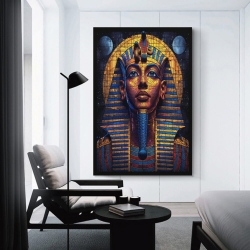 Pharaon égyptien Peinture sur toile sans cadre, impressions posters art mural pour déco maison chambre bureau
