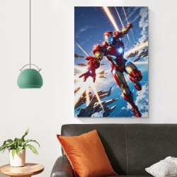 Avengers Iron Man Peinture sur toile sans cadre, impressions posters art mural pour déco maison chambre bureau