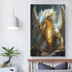 occidental Dragon Peinture sur toile sans cadre, impressions posters art mural pour déco maison chambre bureau