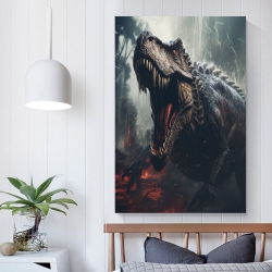 Dinosaure Peinture sur toile sans cadre, impressions posters art mural pour déco maison chambre bureau