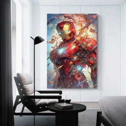 Avengers Iron Man Peinture sur toile sans cadre, impressions posters art mural pour déco maison chambre bureau