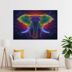 Éléphant Peinture sur toile sans cadre, impressions posters art mural pour déco maison chambre bureau