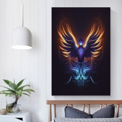 Phénix Peinture sur toile sans cadre, impressions posters art mural pour déco maison chambre bureau
