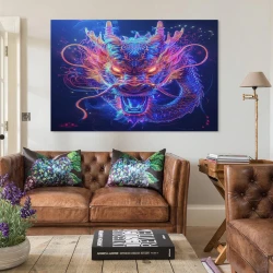 Drago Pittura su tela senza cornice, stampe di poster arte murale per arredo casa camera ufficio
