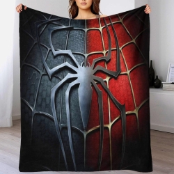 Avengers Spider-Man Plaid en Polaire Imprimé 3D Couverture Douce Confortable pour Canapé Lit Bureau