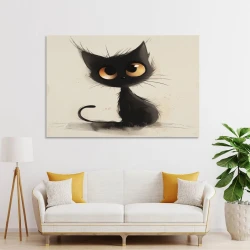 Persian Chat Peinture sur toile sans cadre, impressions posters art mural pour déco maison chambre bureau