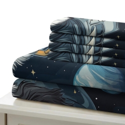 Border Collie Housse de Couette Imprimée 3D Douce 3 Pièces Literie Garçons Filles