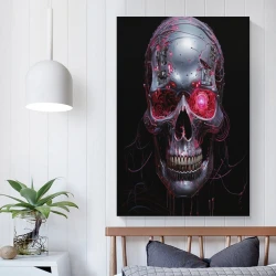 Crâne Peinture sur toile sans cadre, impressions posters art mural pour déco maison chambre bureau