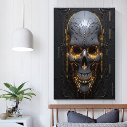Crâne Peinture sur toile sans cadre, impressions posters art mural pour déco maison chambre bureau