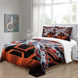 Transformers Autobots Housse de Couette Imprimée 3D Douce 3 Pièces Literie Garçons Filles