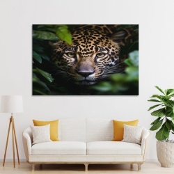 Léopard Peinture sur toile sans cadre, impressions posters art mural pour déco maison chambre bureau