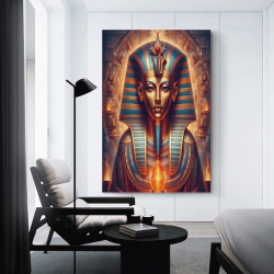 Pharaon égyptien Peinture sur toile sans cadre, impressions posters art mural pour déco maison chambre bureau