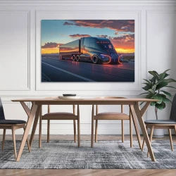 Grande camion Pittura su tela senza cornice, stampe di poster arte murale per arredo casa camera ufficio