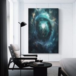 maléfique Dragon Peinture sur toile sans cadre, impressions posters art mural pour déco maison chambre bureau