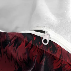 Loup Housse de Couette Imprimée 3D Douce 3 Pièces Literie Garçons Filles