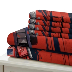 Transformers Optimus Prime Housse de Couette Imprimée 3D Douce 3 Pièces Literie Garçons Filles