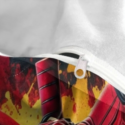 Deadpool Marvel Housse de Couette Imprimée 3D Douce 3 Pièces Literie Garçons Filles