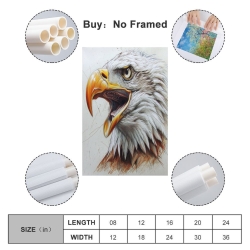 Aigle Peinture sur toile sans cadre, impressions posters art mural pour déco maison chambre bureau