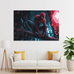 Avengers Spider-Man Peinture sur toile sans cadre, impressions posters art mural pour déco maison chambre bureau