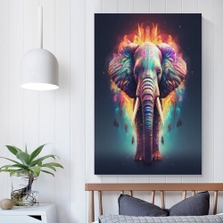 Éléphant Peinture sur toile sans cadre, impressions posters art mural pour déco maison chambre bureau