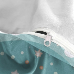 Lapin Housse de Couette Imprimée 3D Douce 3 Pièces Literie Garçons Filles