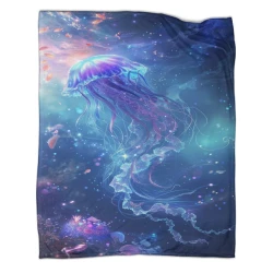 Medusa Manta de Forro Polar Impresa en 3D Suave y Acogedora para Sofá Cama Oficina