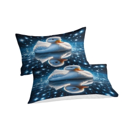 Canard Housse de Couette Imprimée 3D Douce 3 Pièces Literie Garçons Filles