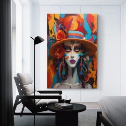 Art abstrait Femmes Peinture sur toile sans cadre, impressions posters art mural pour déco maison chambre bureau