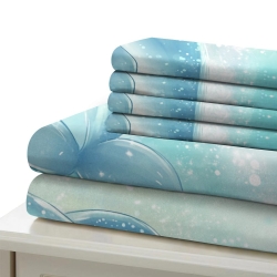 Dauphin Housse de Couette Imprimée 3D Douce 3 Pièces Literie Garçons Filles
